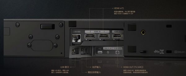 全景环绕音,现场般的享受,索尼HT-Z9F轻松打造高品质的家庭娱乐生活