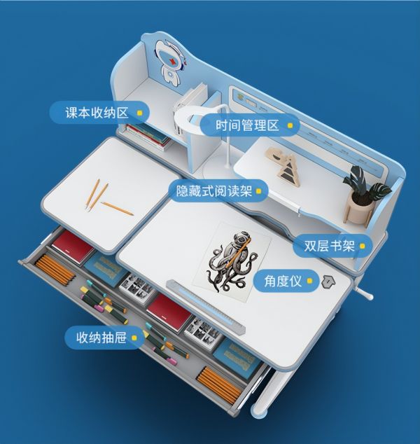 国货担当!博士有成“宠粉福利款”学习桌上市,质优价廉引期待