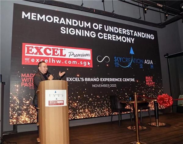 新强强联合 合作共赢|恺天亚洲成为新加坡知名家具五金品牌Excel中国总代理