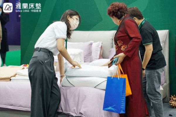 雅兰床垫惊艳亮相2023粤港澳大湾区老字号(文化)博览会