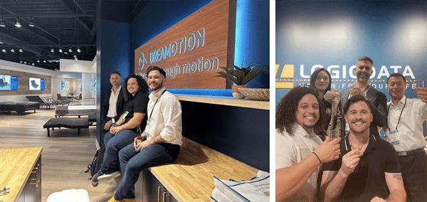拉斯维加斯家具展，Logicdata和Dreamotion首次联展，备受瞩目