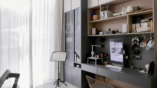 130㎡旧房秒变“森林氧吧”,冠珠瓷砖轻松拿捏自然简约风