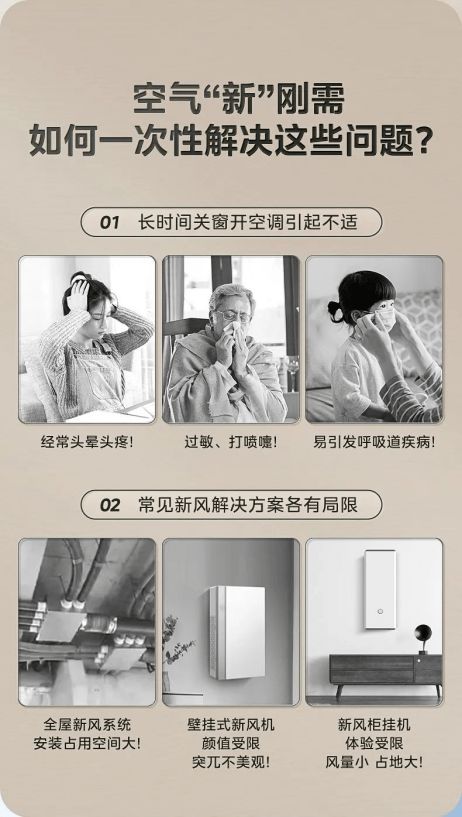 全新技术突破,空调新风二合一,美的新品享新风客厅中央空调上市