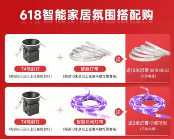 易来新品T4M4筒射灯上市即热销,成为618期间消费者首选