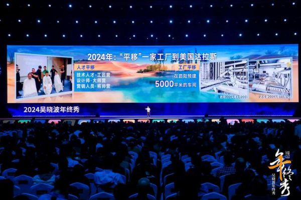 金牌家居闪耀2024吴晓波年终秀,领航家居出海新时代